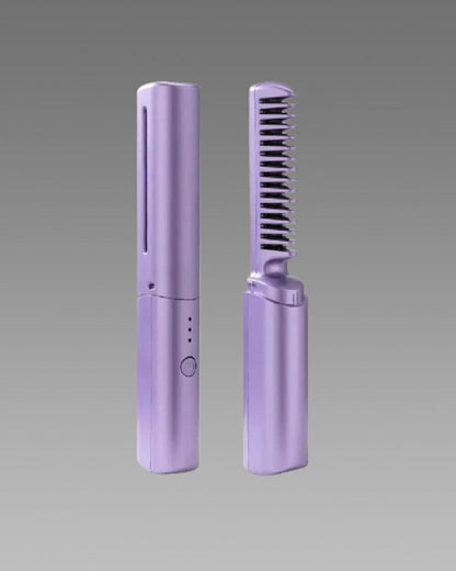 ✨ Portable Hair Straightener Comb – Instant Smooth Hair Anywhere