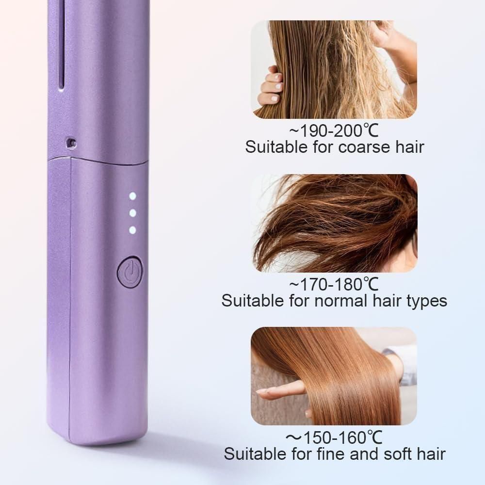✨ Portable Hair Straightener Comb – Instant Smooth Hair Anywhere