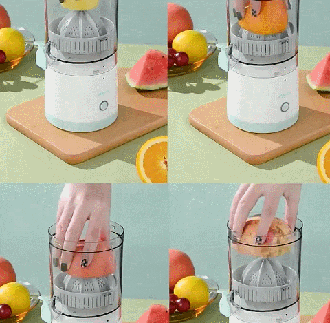 🍊Electric Citrus Juicer | Easy One-Button Operation | Rechargeable Portable  | Fresh Juice in Seconds | Travel & Home Use 🍹
