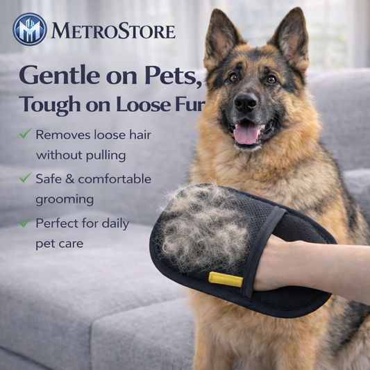 MetroStore™ Pet Hair Removal Gloves 🐾 – Reusable Fur Cleaner for Pets  Home
