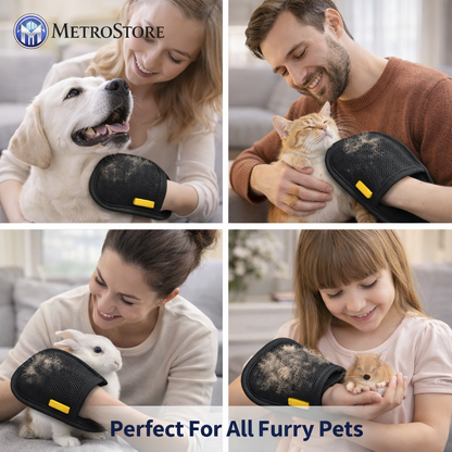 MetroStore™ Pet Hair Removal Gloves 🐾 – Reusable Fur Cleaner for Pets  Home