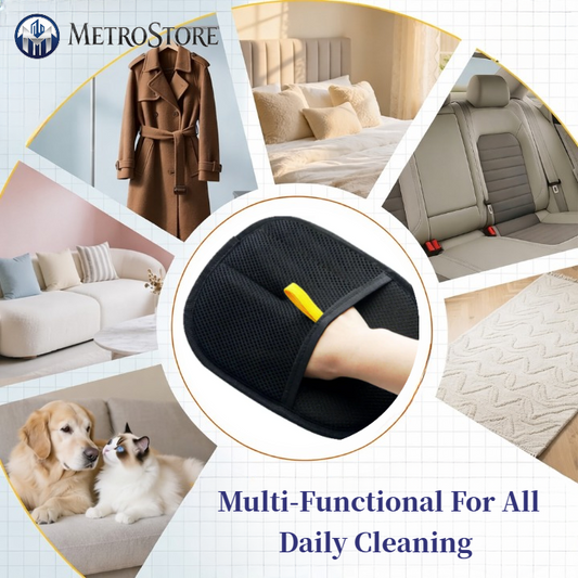 MetroStoreβ’ Pet Hair Removal Gloves πΎ β Reusable Fur Cleaner for Pets Home