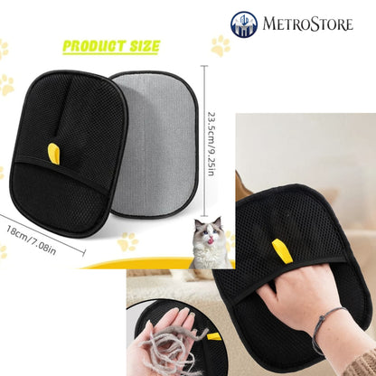 MetroStore™ Pet Hair Removal Gloves 🐾 – Reusable Fur Cleaner for Pets  Home